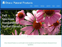 Tablet Screenshot of draconatural.com